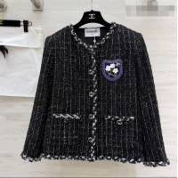 Hot Style Cheap Chanel Tweed Jacket CH041116 Black 2026