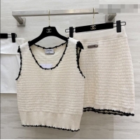 Discount Cheap Chanel Knit Vest and Skirt CH041424 2026