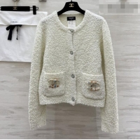 Traditional Inexpensive Chanel Cardigan CH041350 White 2026