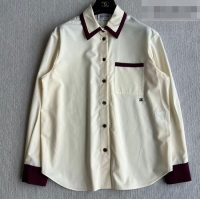 Famous Brand Chanel Cotton Shirt CH042201 White 2026