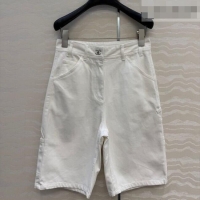 Grade Inexpensive Chanel Cotton Shorts CH042306 White 2026