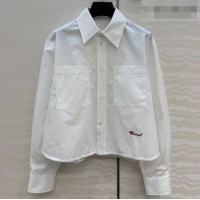 Luxury Classic Chanel Cotton Shirt CH042307 White 2026