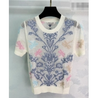 Inexpensive Dior Embroidered Top DR032502 White 2026