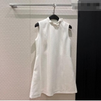 Reasonable Price Dior White Dress with Neck Bow DR032630 2026