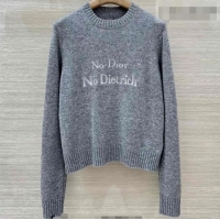 High Quality Dior Cashmere Sweater DR032539 Grey 2026