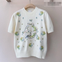 Unique Grade Dior Short-Sleeved Sweater D041113 White 2026