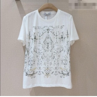 Best Grade Dior Cotton T-shirt D041123 White 2026