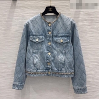 Top Quality Chanel Denim Jacket CH081230 Blue 2026