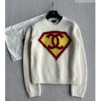 Top Grade Chanel Cashmere Sweater CH081251 White 2026