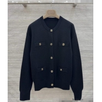 Luxury Cheap Chanel Cashmere Cardigan CH081285 Black 2026