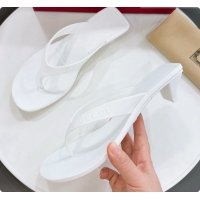 Low Cost Gucci Rubber Vittoria Thong Sandals 6080761 White 2026