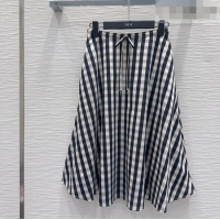 Buy Cheapest Dior Plaid Skirt DR042207 Black/White/Grey 2026