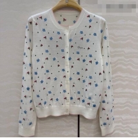 Buy Discount Dior Embroidered Cardigan DR042217 White 2026