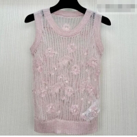 Good Quality Dior Mesh and Bloom Vest DR042216 Pink 2026