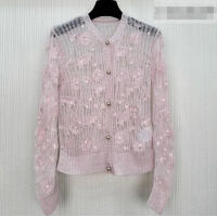 ​Best Cheapest Dior Mesh and Bloom Cardigan DR042216 Pink 2026