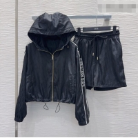 New Release Creation Dior Jacket and Shorts Set DR042301 Black 2026