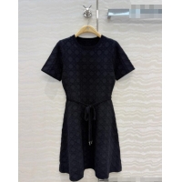 Famous Brand Discount Dior Knit Dress D081238 Black 2026