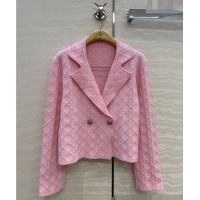 Free Shipping Discount Dior Knit Jacket D081239 Pink 2026