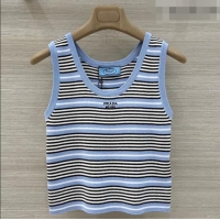 Buy Discount Prada Knit Vest PR031109 Light Blue 2026