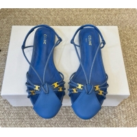 Popular Style Celine Cocktail Sandals in Calfskin C080333 Blue 2026