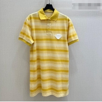 Reasonable Price Prada Polo Dress P42105 Yellow 2026