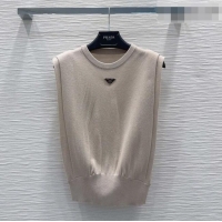 New Fashion Prada Knit Vest PR042203 Grey 2026