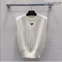 Most Popular Prada Knit Vest PR042203 Ivory 2026