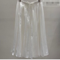 Famous Brand Prada Pleated Skirt PR042307 White 2026