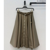 Classic Promotional Prada Skirt P081118 Khaki Green 2026
