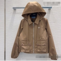 Specials Inexpensive Prada Nylon Jacket P081236 Khaki 2026