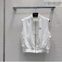 Good Looking Prada Vest P081344 White 2026