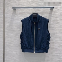 Grade Quality Discount Prada Vest P081345 Blue 2026