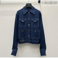 Good Taste Discount Celine Denim Jacket CE042306 Navy Blue 2026