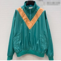 Super Quality Saint Laurent Blouse 0422 Green/Orange 2026
