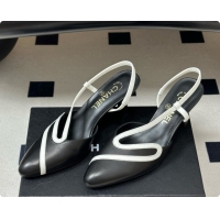 Perfect Chanel Lambskin Slingbacks Pump CH072701 Black 2026