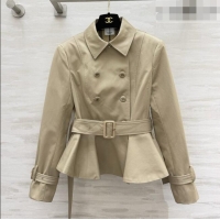 New Release Creation Burberry Short Trench Coat B081347 Khaki 2026