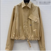 Buy New Cheap Loewe Cotton Shirt LW042212 Khaki 2026