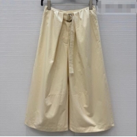 Luxury Cheap Loewe Cotton Pants LW042213 Beige 2026