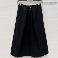 Best Quality Discount Loewe Cotton Pants LW042213 Black 2026