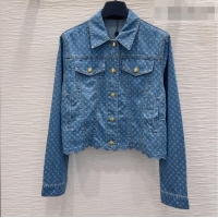 Good Looking Louis Vuitton Monogram Denim Jacket LV081267 Blue 2026