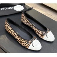 Best Product Chanel Mixed Fibers & Patent Leather Ballet Flat G02819 Beige 2026
