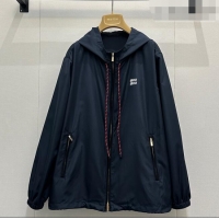 ​Top Quality Miu Miu Nylon Jacket MM032302 Dark Blue 2026