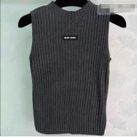 Classic Specials Miu Miu Wool Knit Vest MM032306 Black 2026