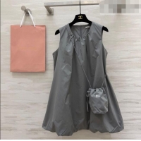 Buy Fashionable Miu Miu Dress MM032307 Grey 2026