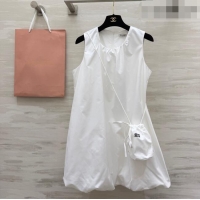 Well Crafted Discount Miu Miu Dress MM032307 White 2026