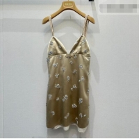Promotional Miu Miu Dress with Strass MM032308 Green 2026