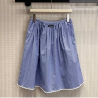 Market Sells Miu Miu Plaid Skirt MM032317 Blue 2026