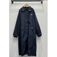 Luxury Discount Miu Miu Coat MM042114 Blue 2026