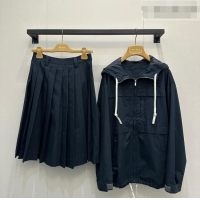 Original Cheap Miu Miu Jacket and Skirt MM042115 Blue 2026