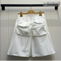 Good Quality Miu Miu Pocket Skirt MM042120 White 2026